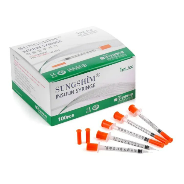 INSULIN SYRINGE 100 ML KOREA 100 SURGICAL